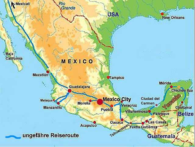mexico-route-reise